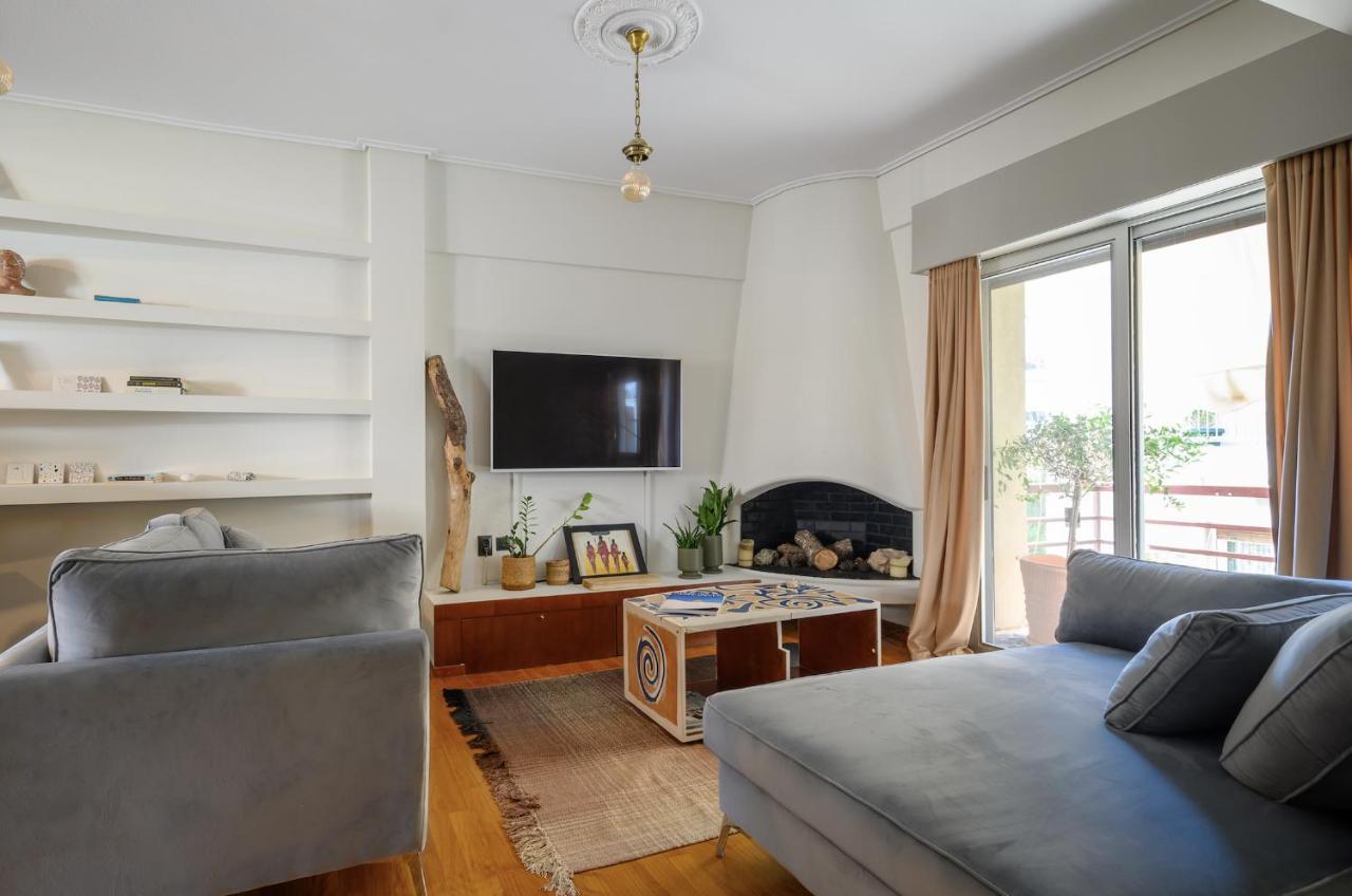 Relaxed Art Deco Maisonette Pagrati Афины Экстерьер фото